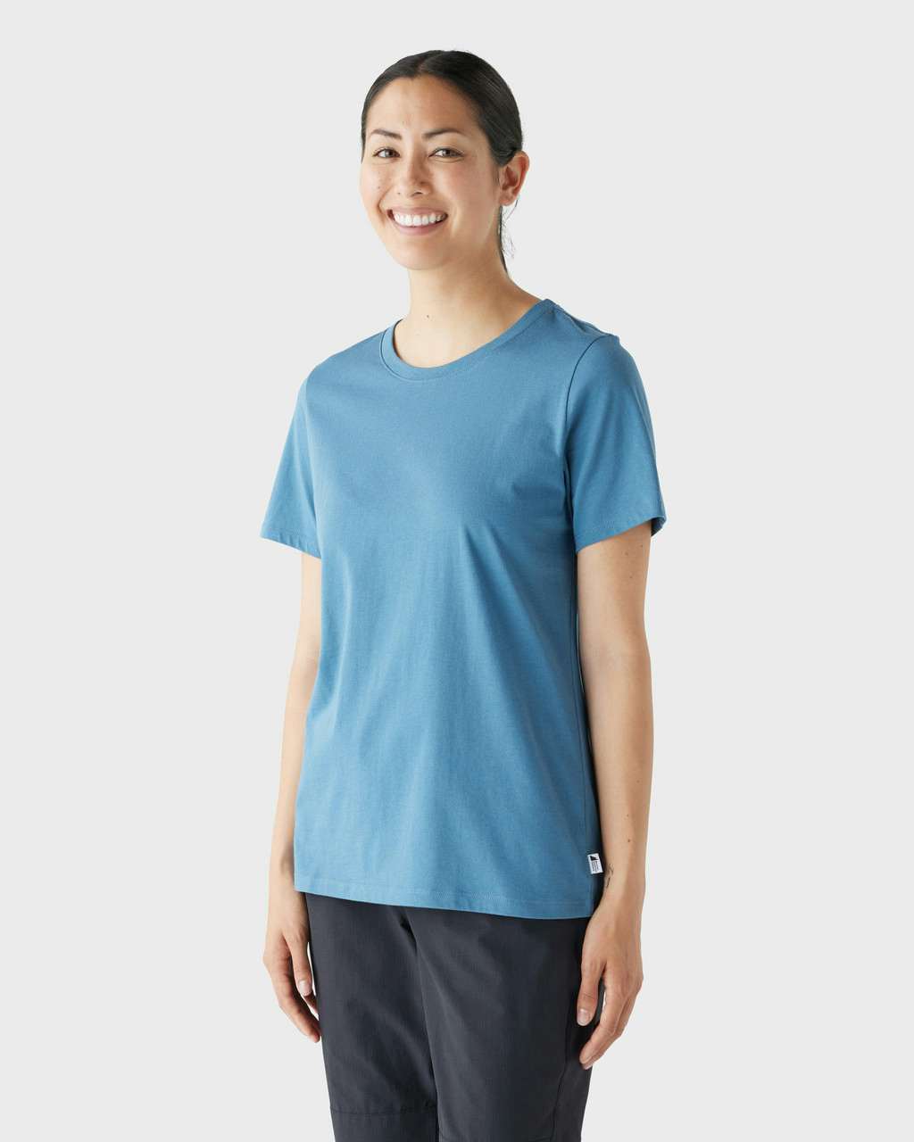 Fair Trade Short Sleeve T-Shirt Cirque Blue