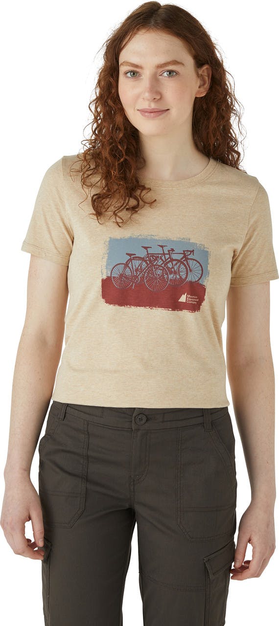 Fair Trade Graphic Short Sleeve T-Shirt Oat Milk Heather On Your