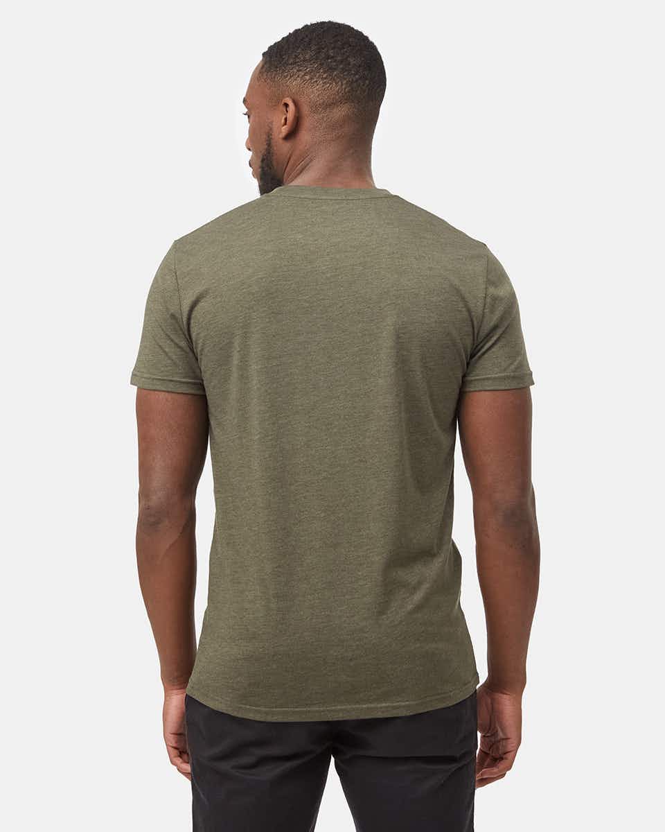 T-Shirt Sasquatch Vert nuit olive chiné