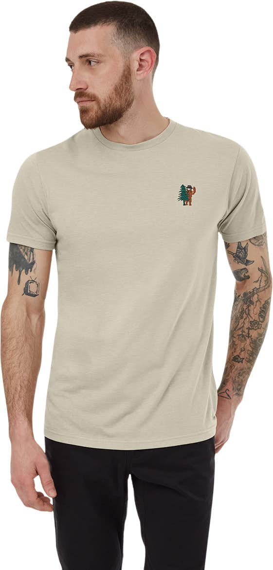 T-Shirt Sasquatch Chêne pâle chiné/Caoutchc