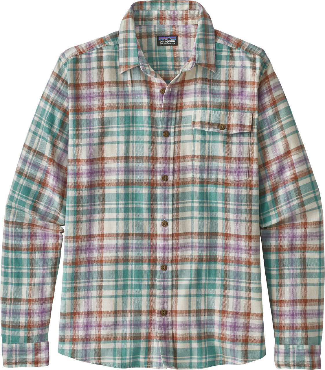 Fjord Lightweight Flannel Shirt Rootsy/Beryl Green