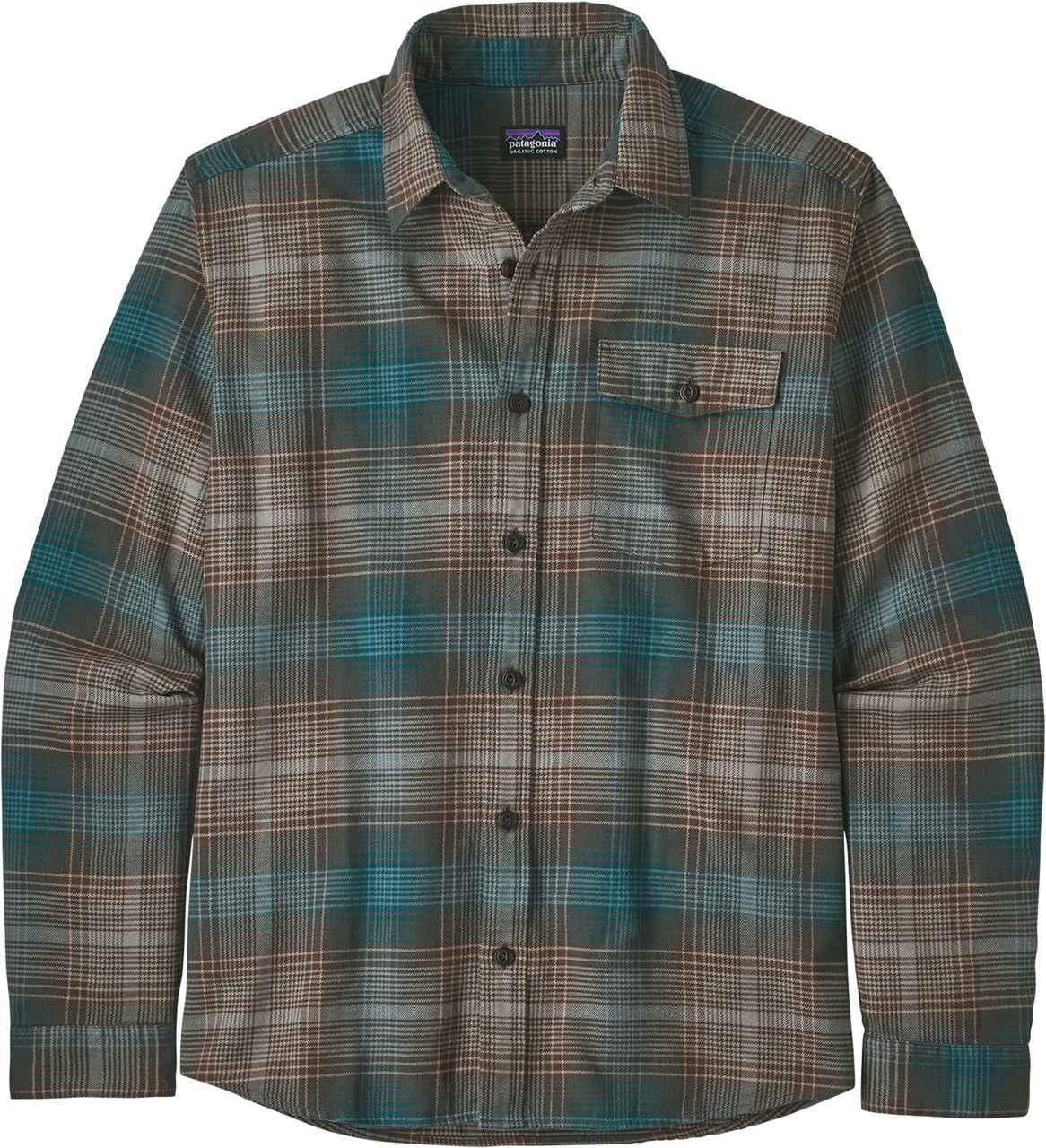 Fjord Lightweight Flannel Shirt Canopy: Bristle Brown