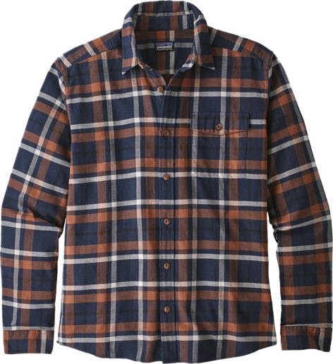 Fjord Lightweight Flannel Shirt Tom's Place/Navy Blue
