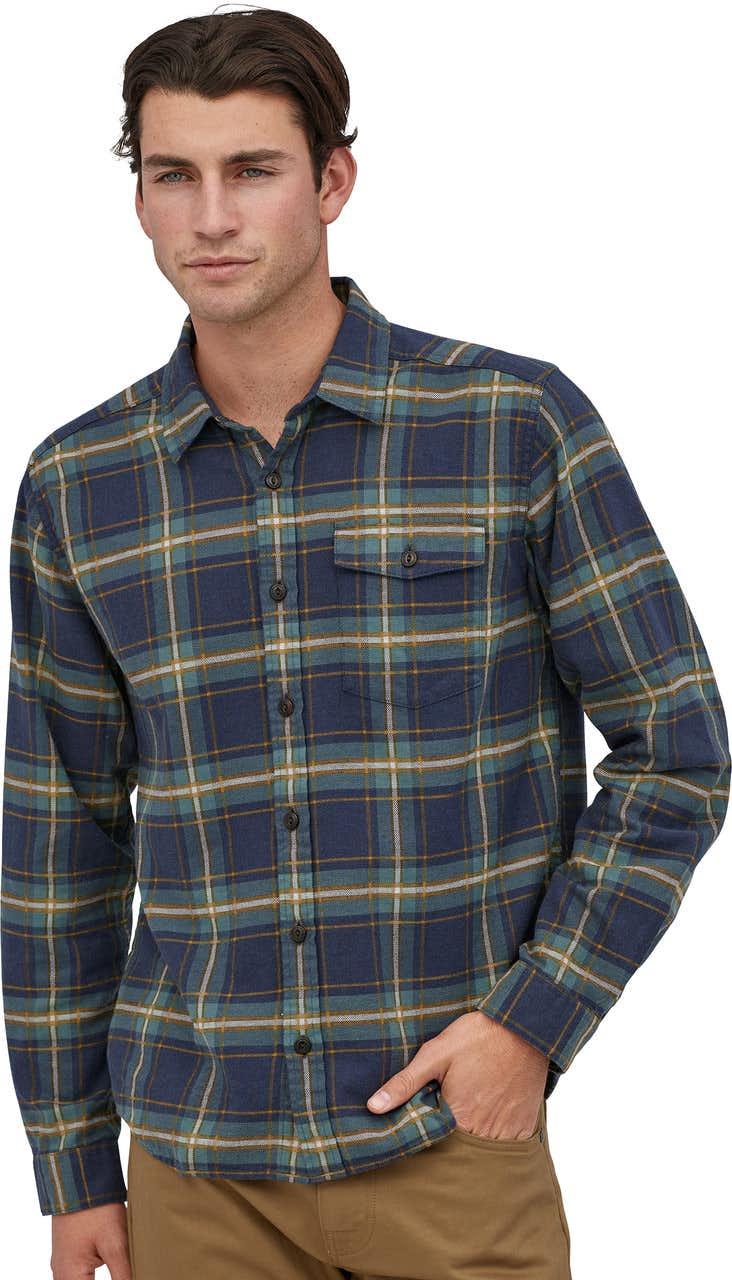 Fjord Lightweight Flannel Shirt Lawrence: New Navy