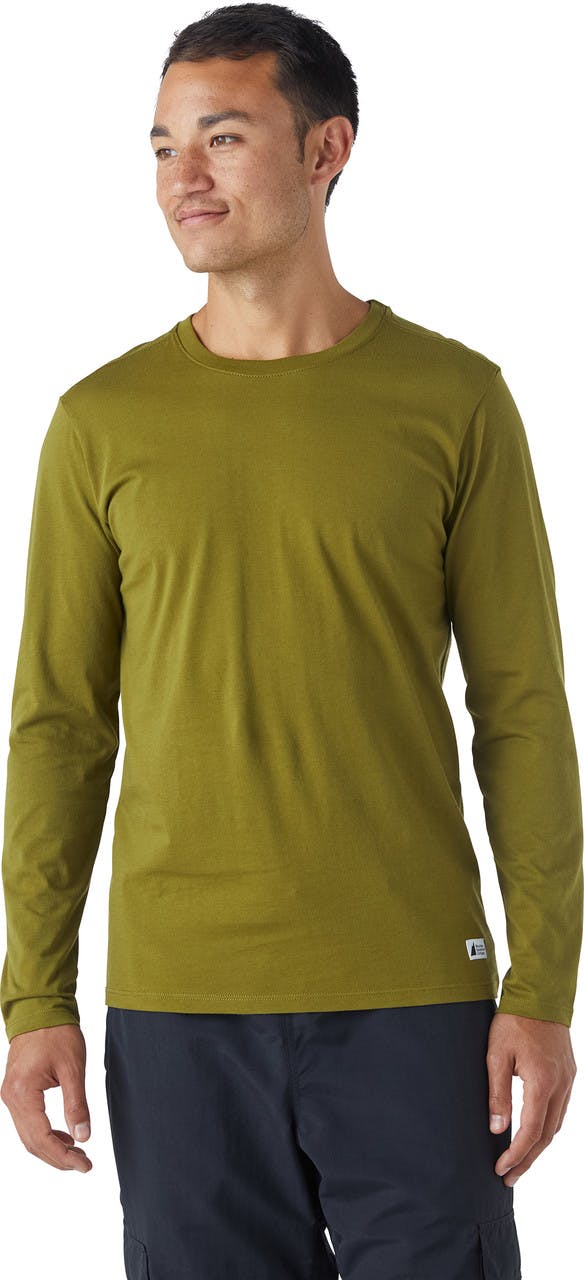 Fair Trade Long Sleeve T-Shirt Moss Green