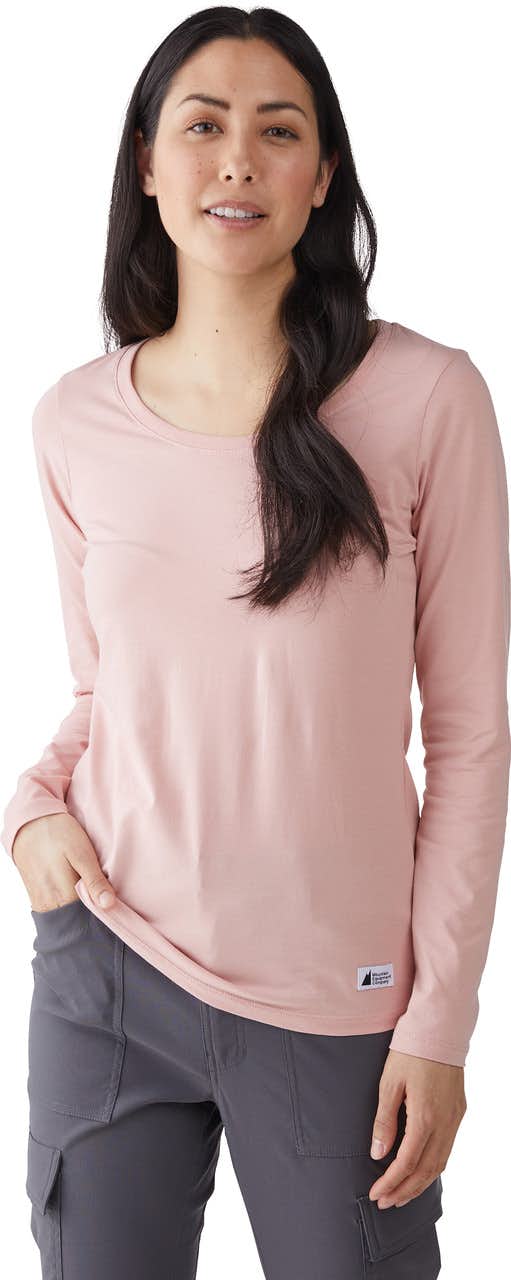 Fair Trade Stretch Long Sleeve T-Shirt Aura Pink