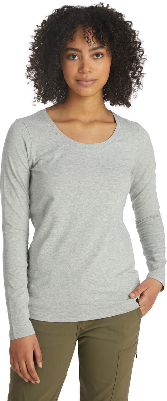 Fair Trade Stretch Long Sleeve T-Shirt Grey Heather