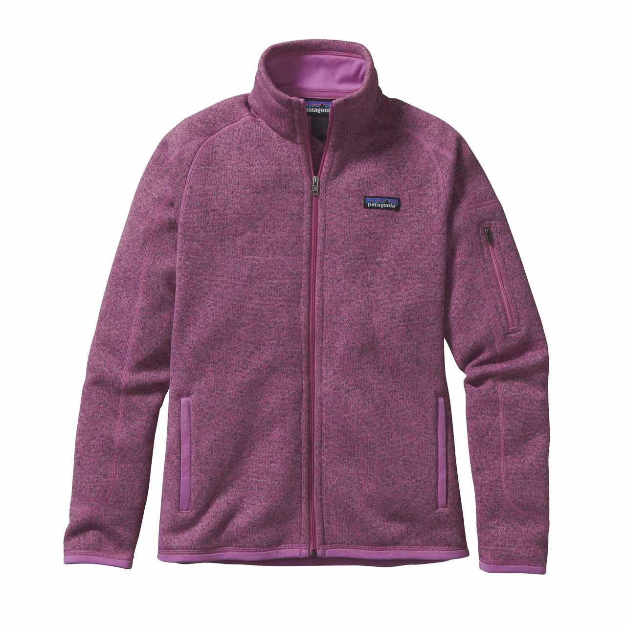 Better Sweater Jacket Mock Purple