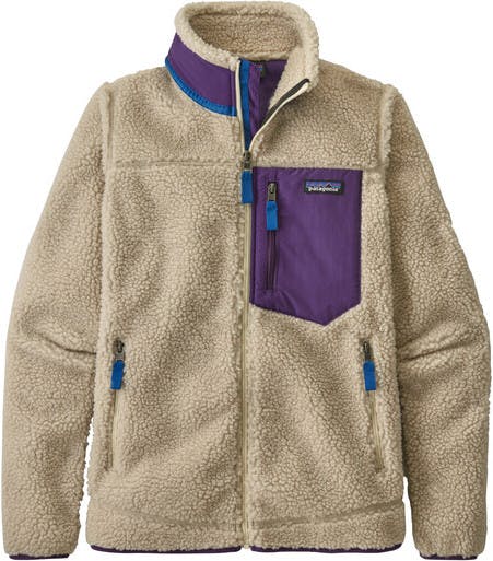 Classic Retro-X Jacket Natural with Purple