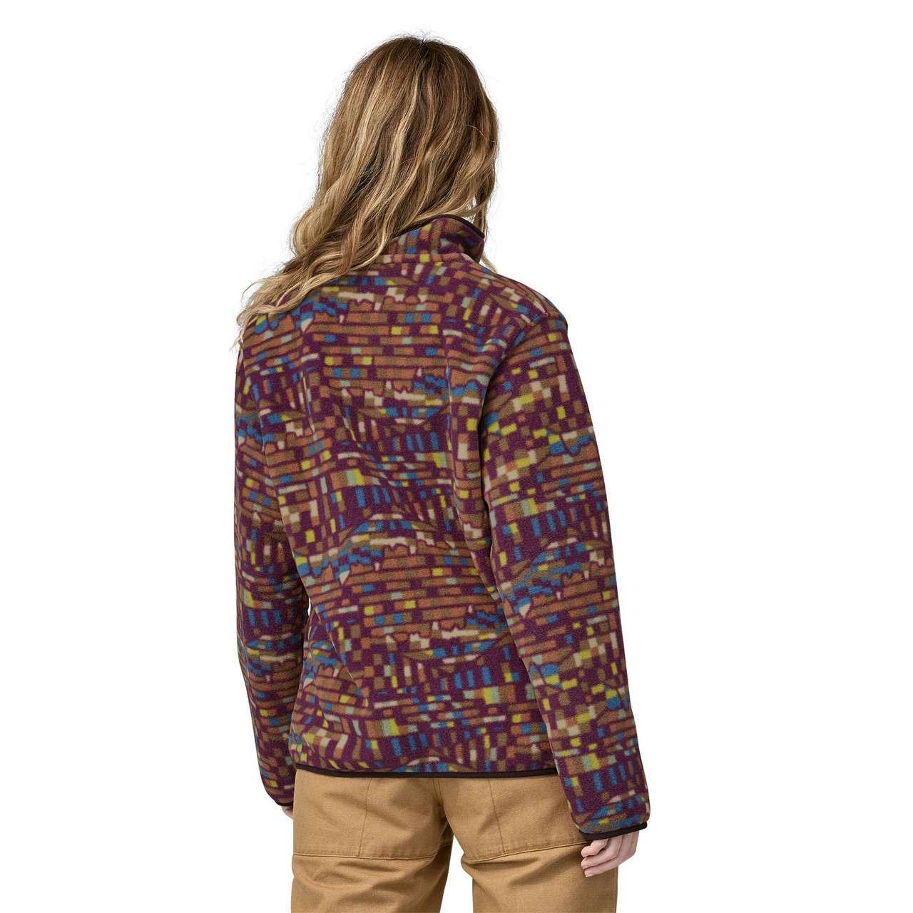 Light Weight Synchilla Snap-T Pullover Fitz Roy Patchwork: Night