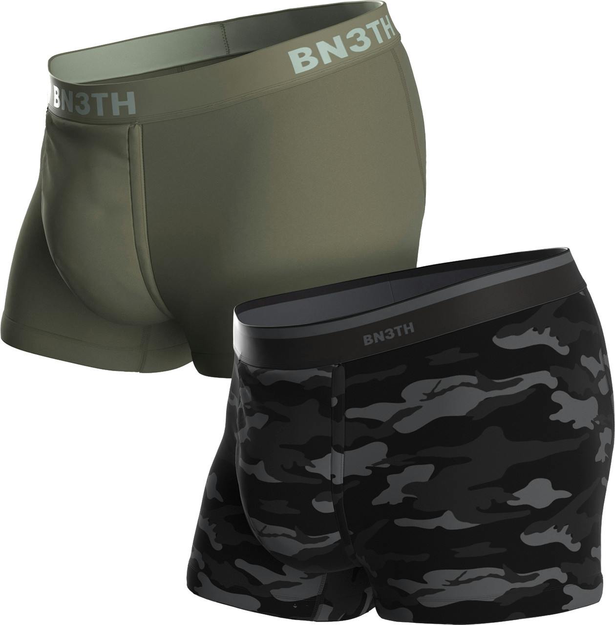 Classic Trunks Solid (2 Pack) Pine/Covert Camo