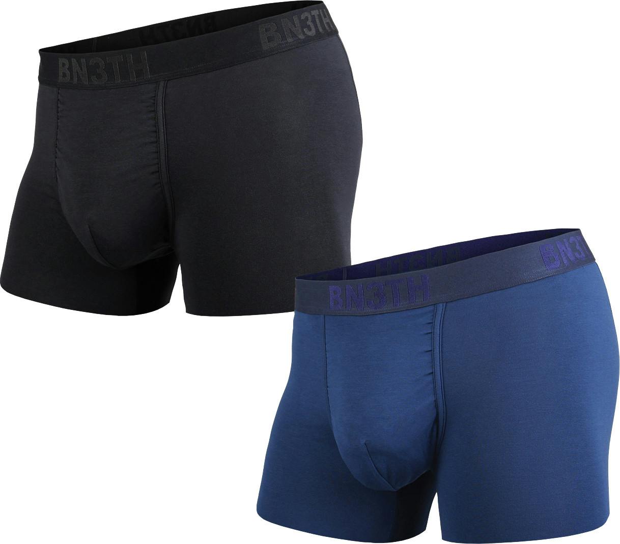Classic Trunks Solid (2 Pack) Black/Navy
