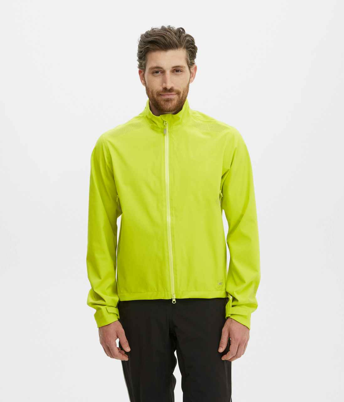 Downpour Lumix Waterproof Cycling Jacket Acid Yellow