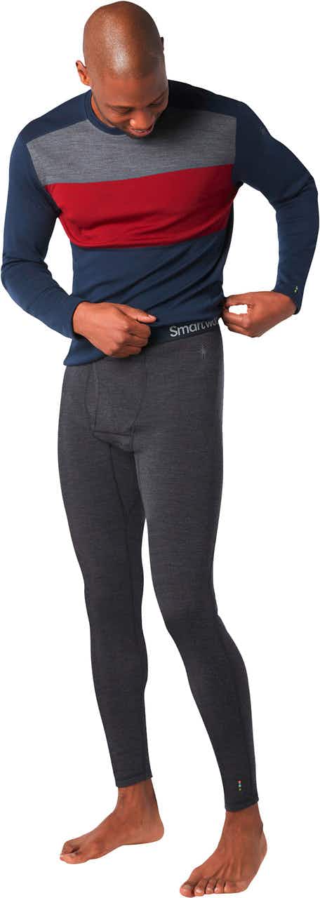 Classic Thermal Merino Base Layer Bottoms Charcoal Heather