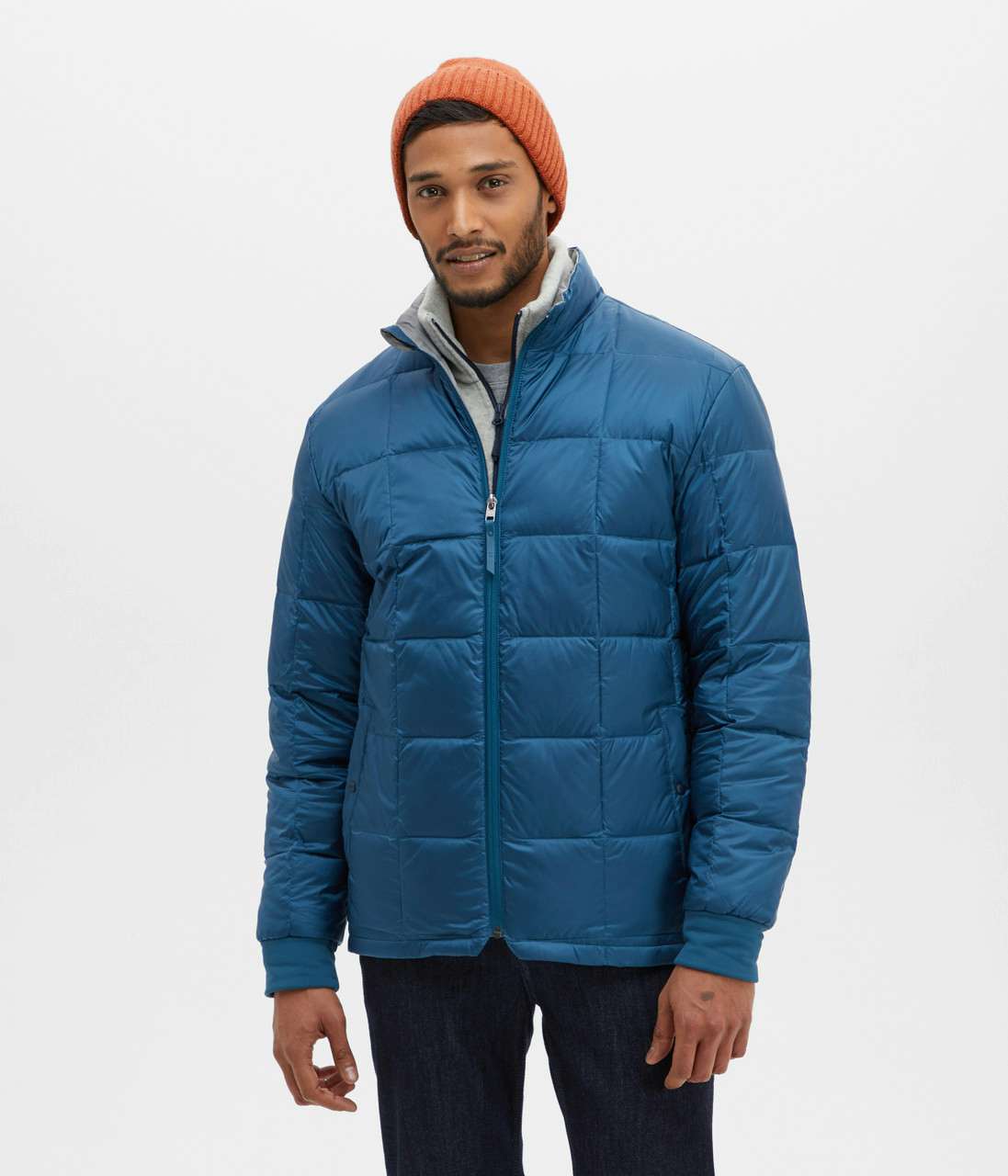 Transference Reversible Down Jacket Dark Harbour/Neutral Grey
