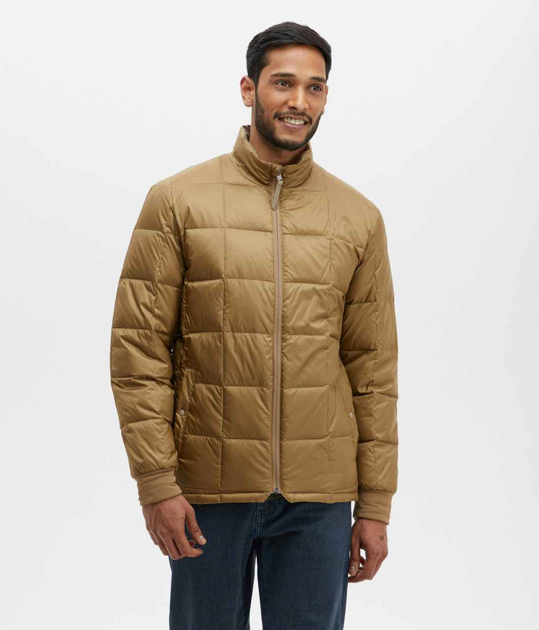 Transference Reversible Down Jacket Camel/Clay