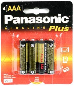 AAA Batteries (4 Pack) NO_COLOUR