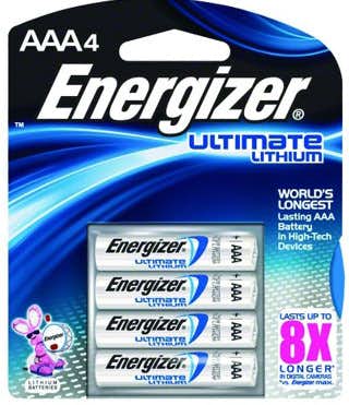 Lithium AAA Batteries 4 Pack NO_COLOUR