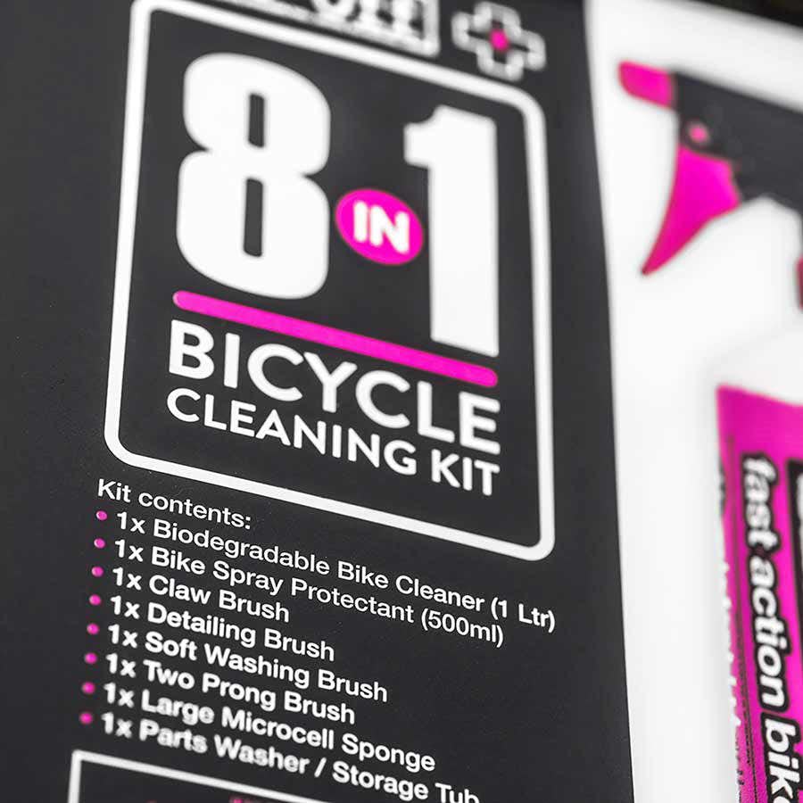 8-in1 Bike Cleaning Kit NO_COLOUR