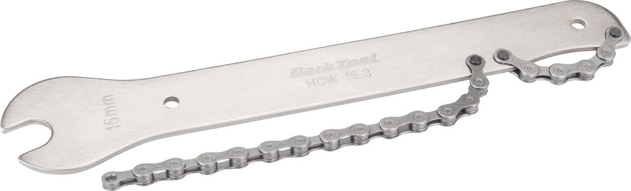 HCW-16.3 Chain Whip and Pedal Wrench Silver