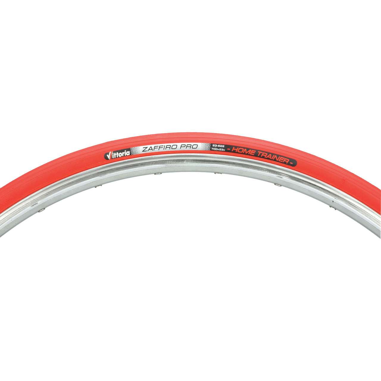 Zaffiro Pro Home Trainer 700 Folding Tire Red