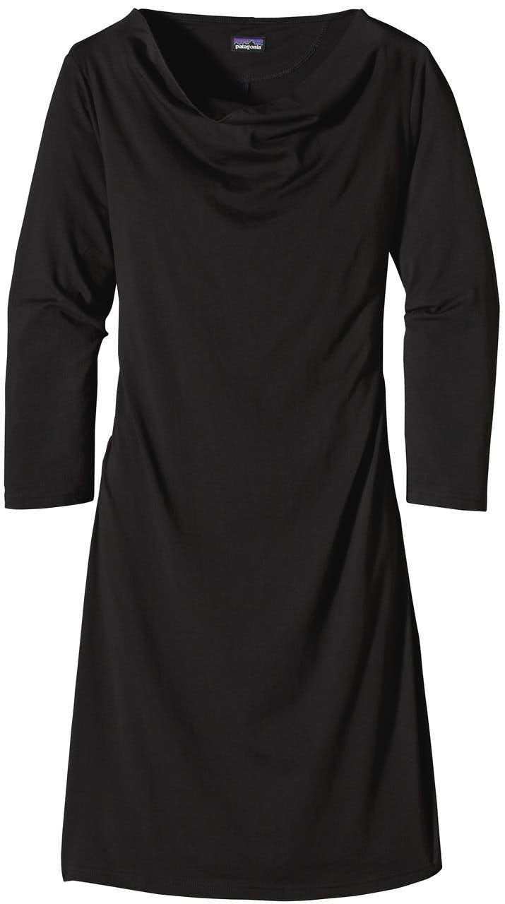 Kamala Cowl Dress Black
