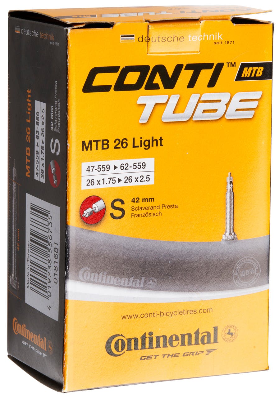 26 x 1.75-2.5 Light Tube (Presta Valve 42mm) NO_COLOUR