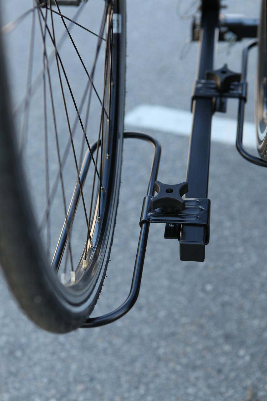 XC 2-Bike Folding Dual Receiver Hitch Rack NO_COLOUR