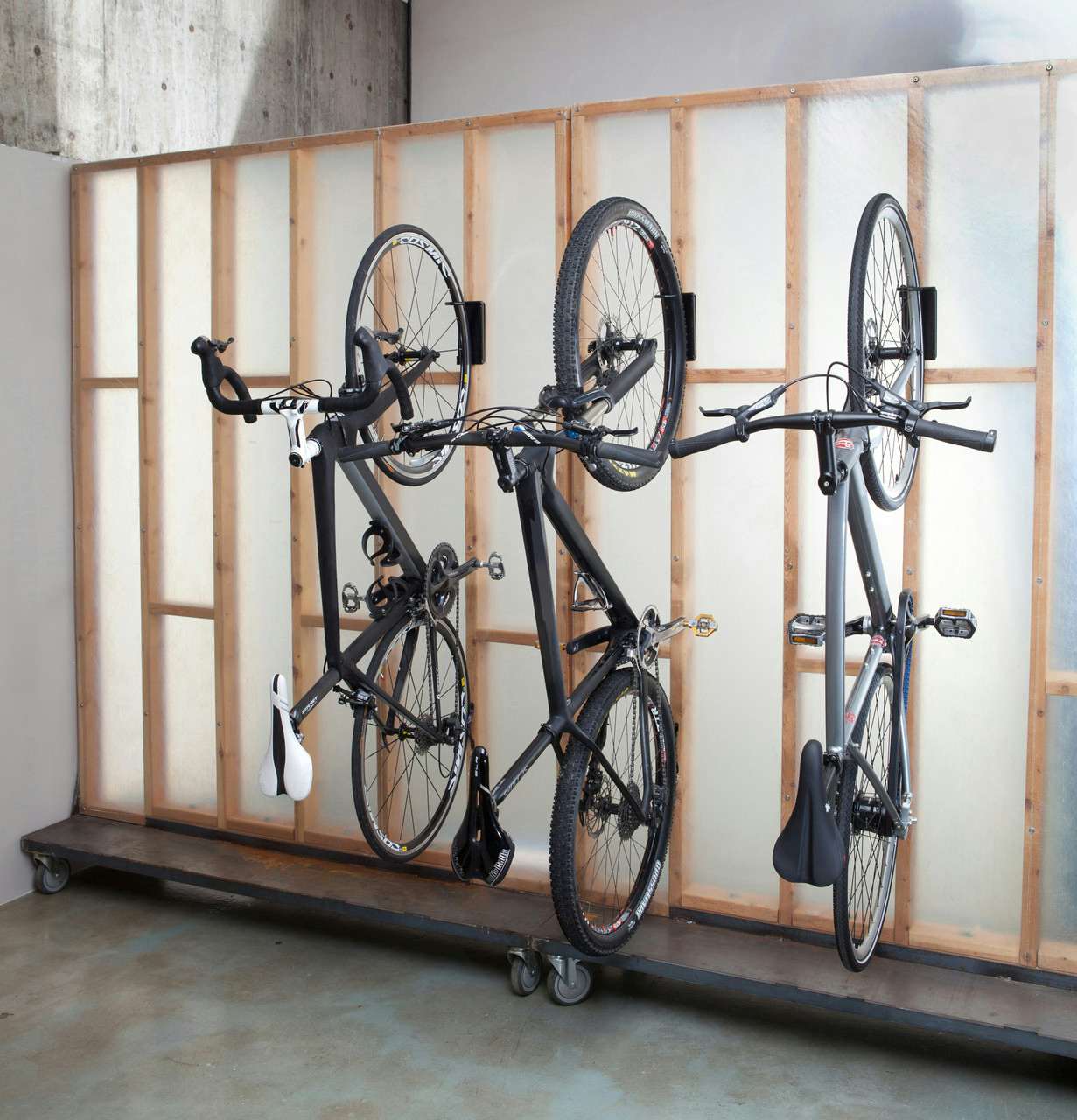 Velo Hinge Bicycle Storage Rack Black