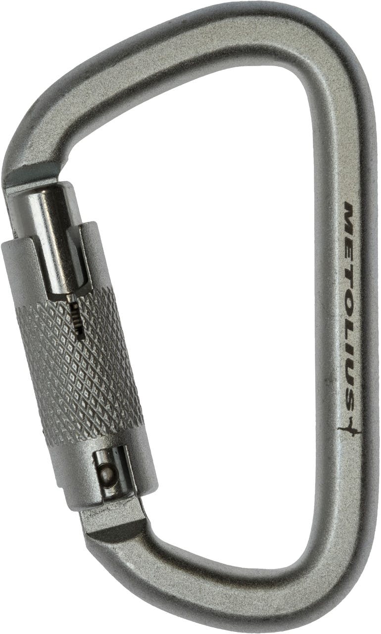 Steel Auto Lock Carabiner Silver