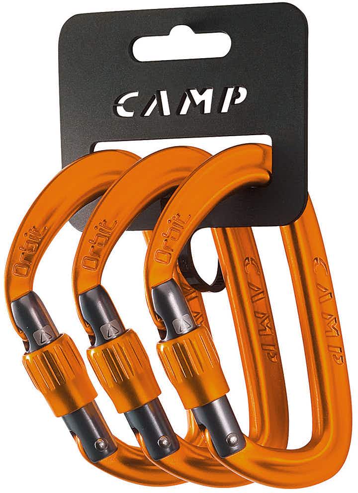 Orbit Lock (3 Pack) Carabiners Orange