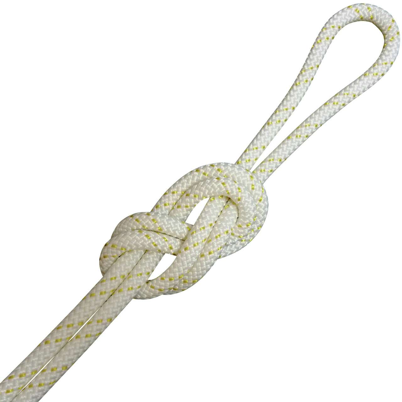 10.5mm KMIII Nylon Static Rope White