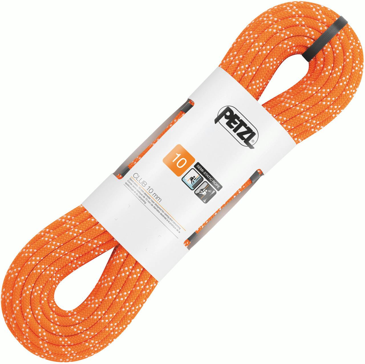 Club Canyoneering Semi Static 10mm Rope Orange+