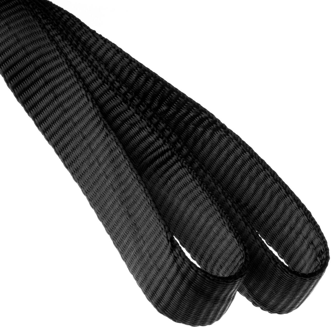 1/2" (12.7mm) Nylon Tubular Webbing Black