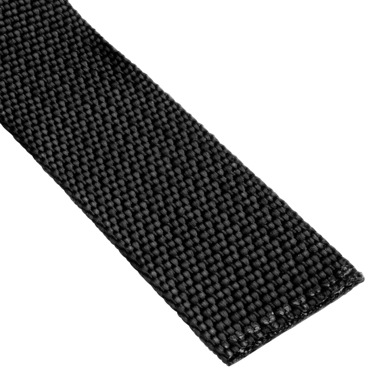3/4"(19mm) Nylon Flat Accessory Webbing Black