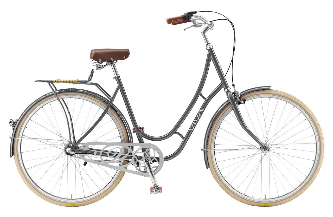 Juliett Steel Classic Bicycle (3 Speed) Metallic Grey