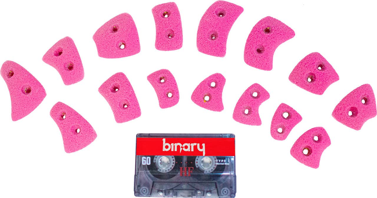 Vector Bits 15 Crimp Holds Pack Pink
