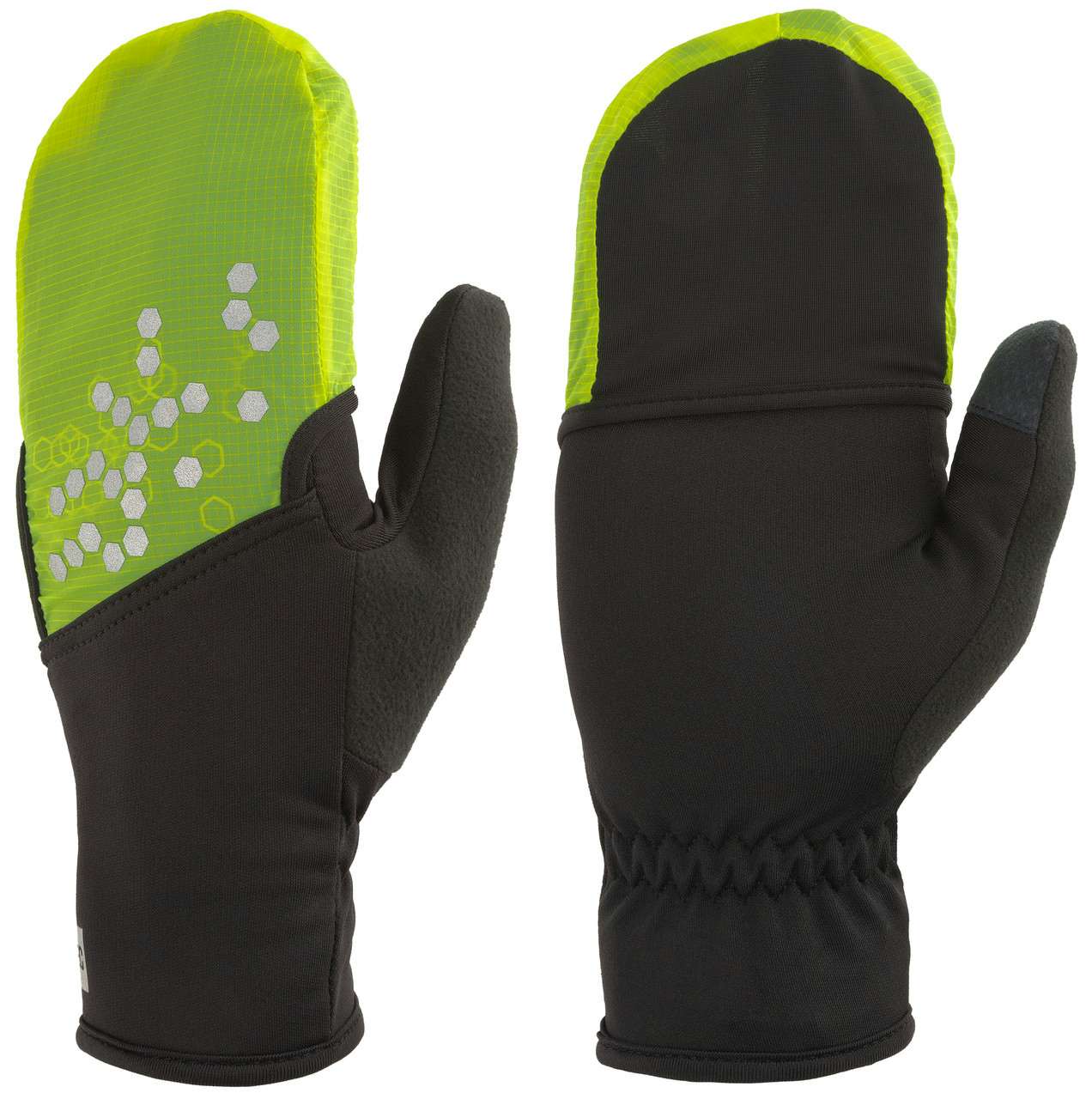 Deploy Run Gloves Black/Hi-Vis Yellow