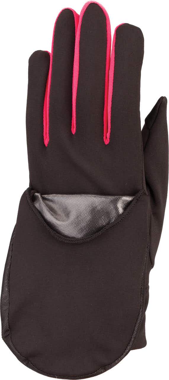 Run For Cover Gloves Black/Fuchsia