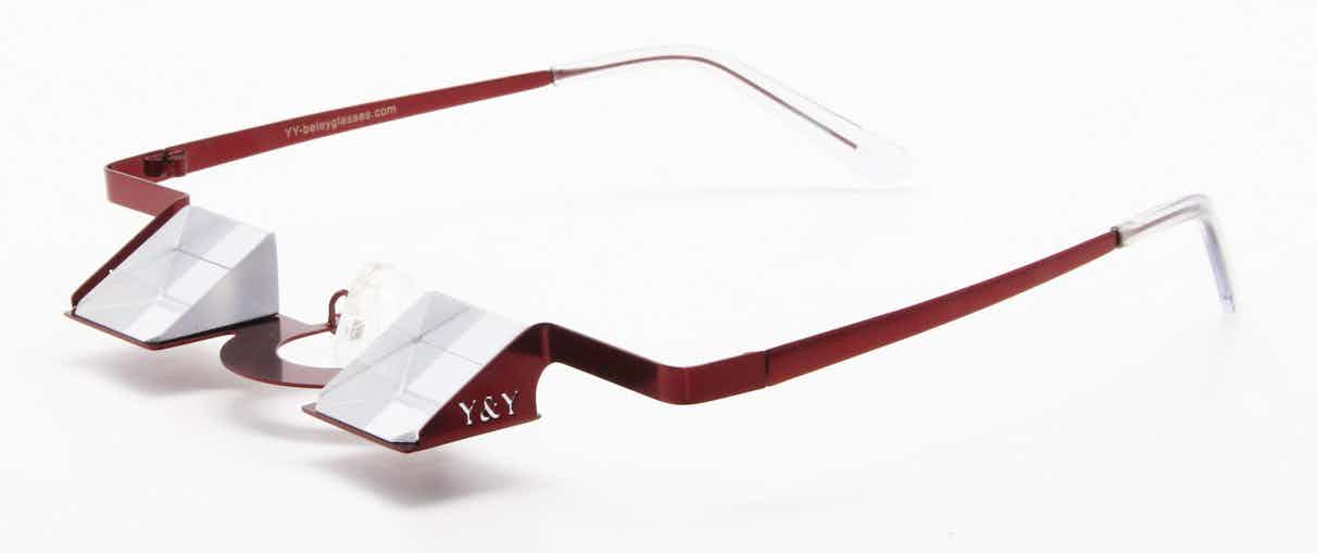 Colourful Belay Glasses Bordeaux Red