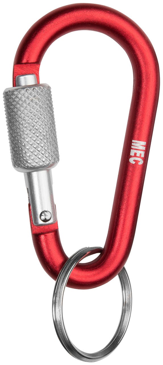 Mini Sliderlock Accessory Carabiner Red