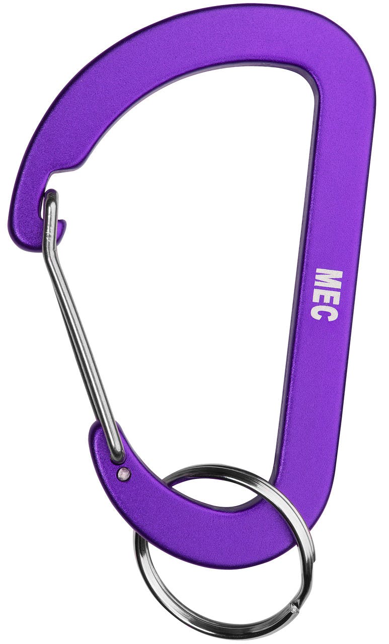 Wire Gate Accessory Carabiner Purple