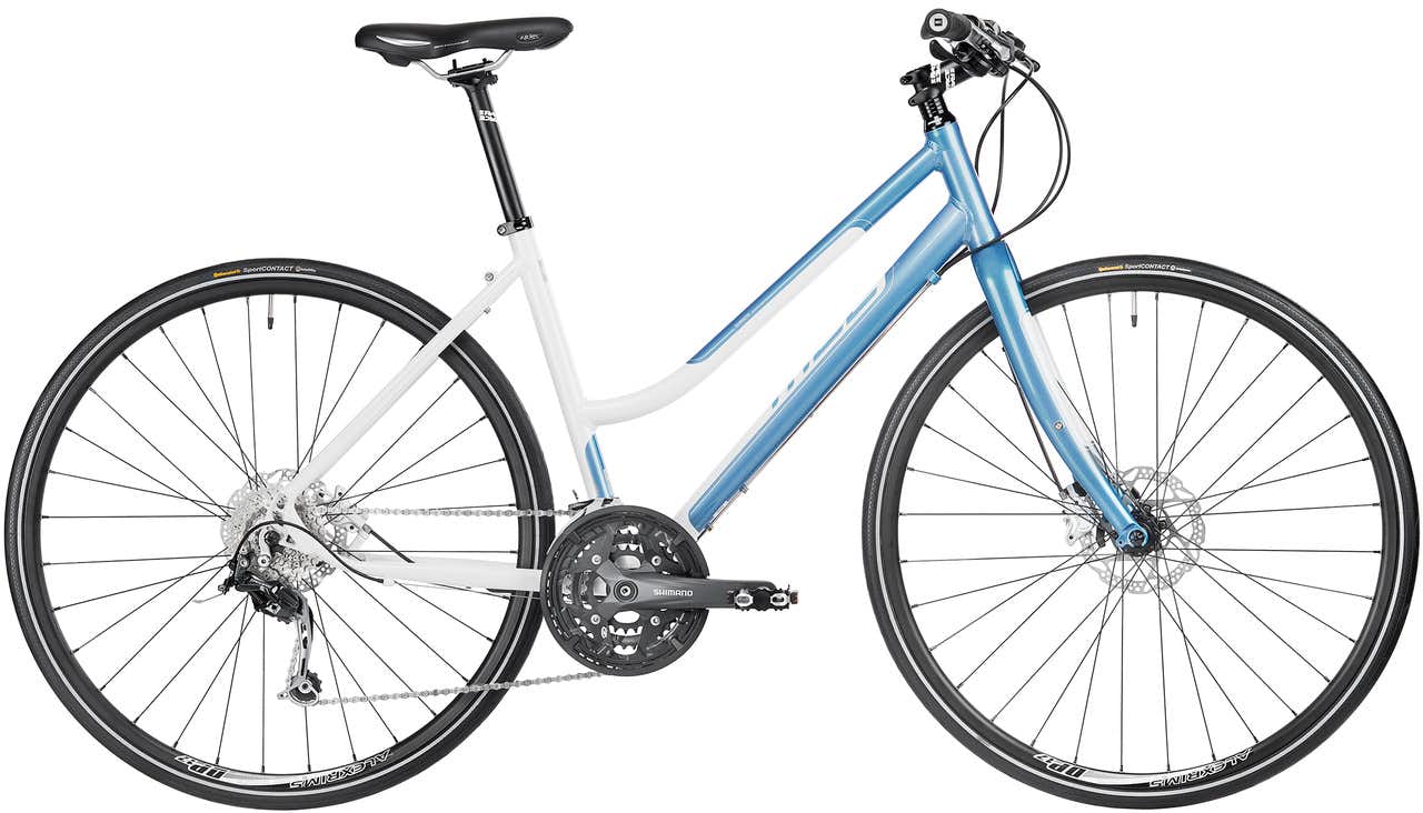 Vélo Silhouette Blanc/Bleu