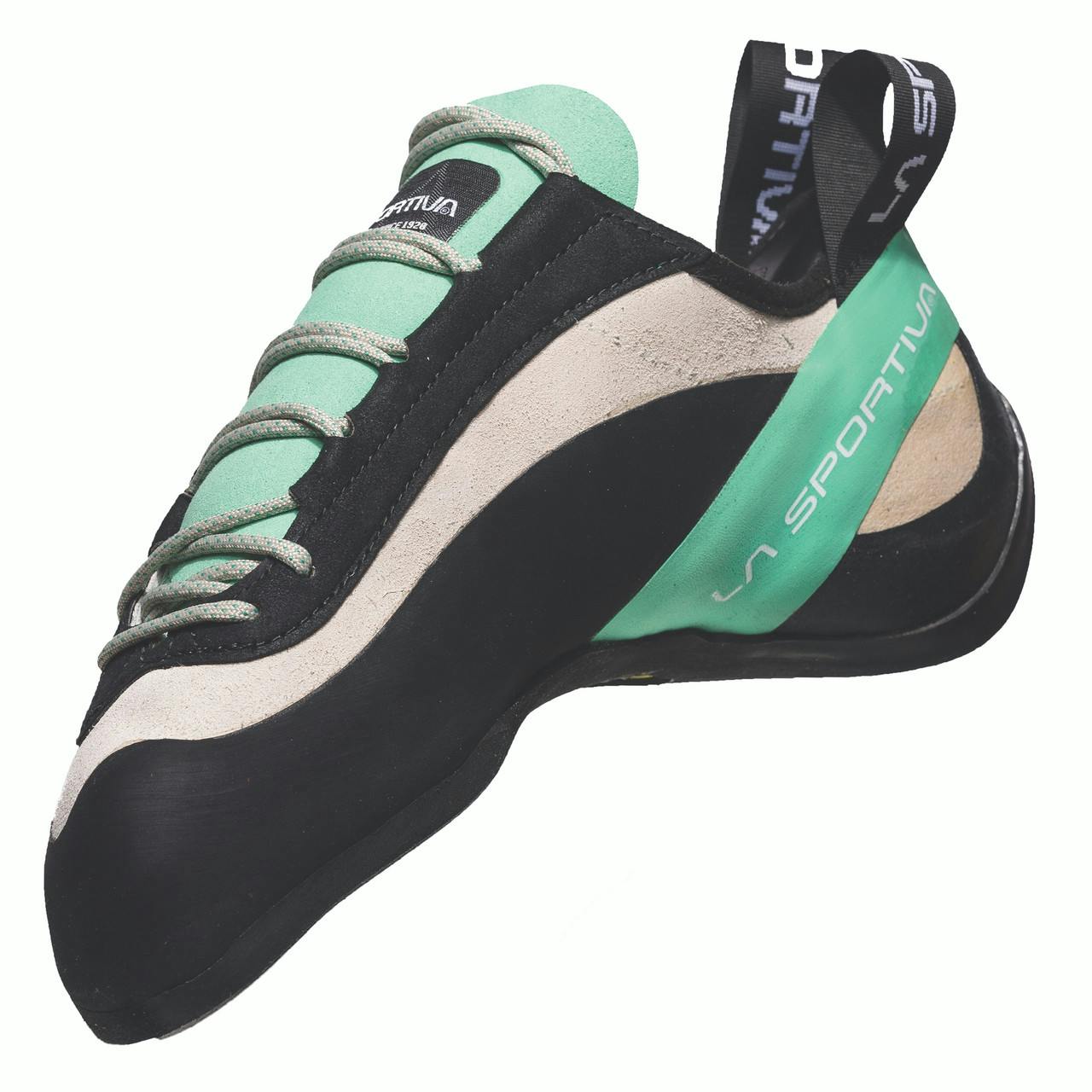Miura Lace Rock Shoes White/Jade Green