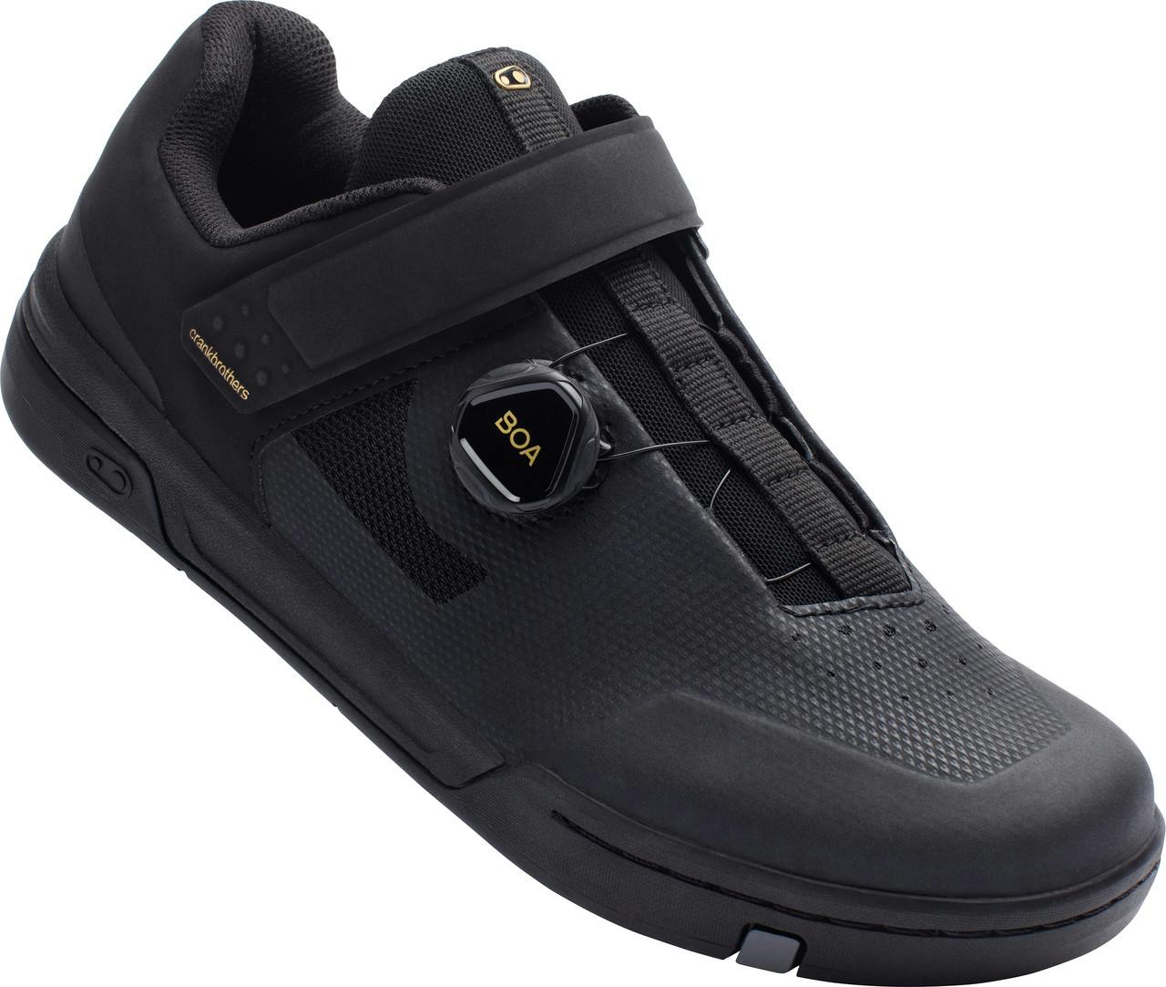 Stamp Boa Cycling Shoes Black/Gold/Black