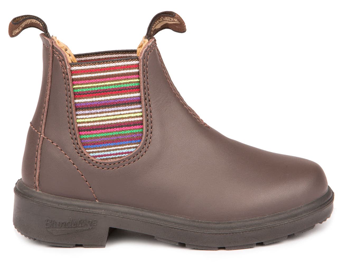 1413 Kid's Boots Brown with Stripes