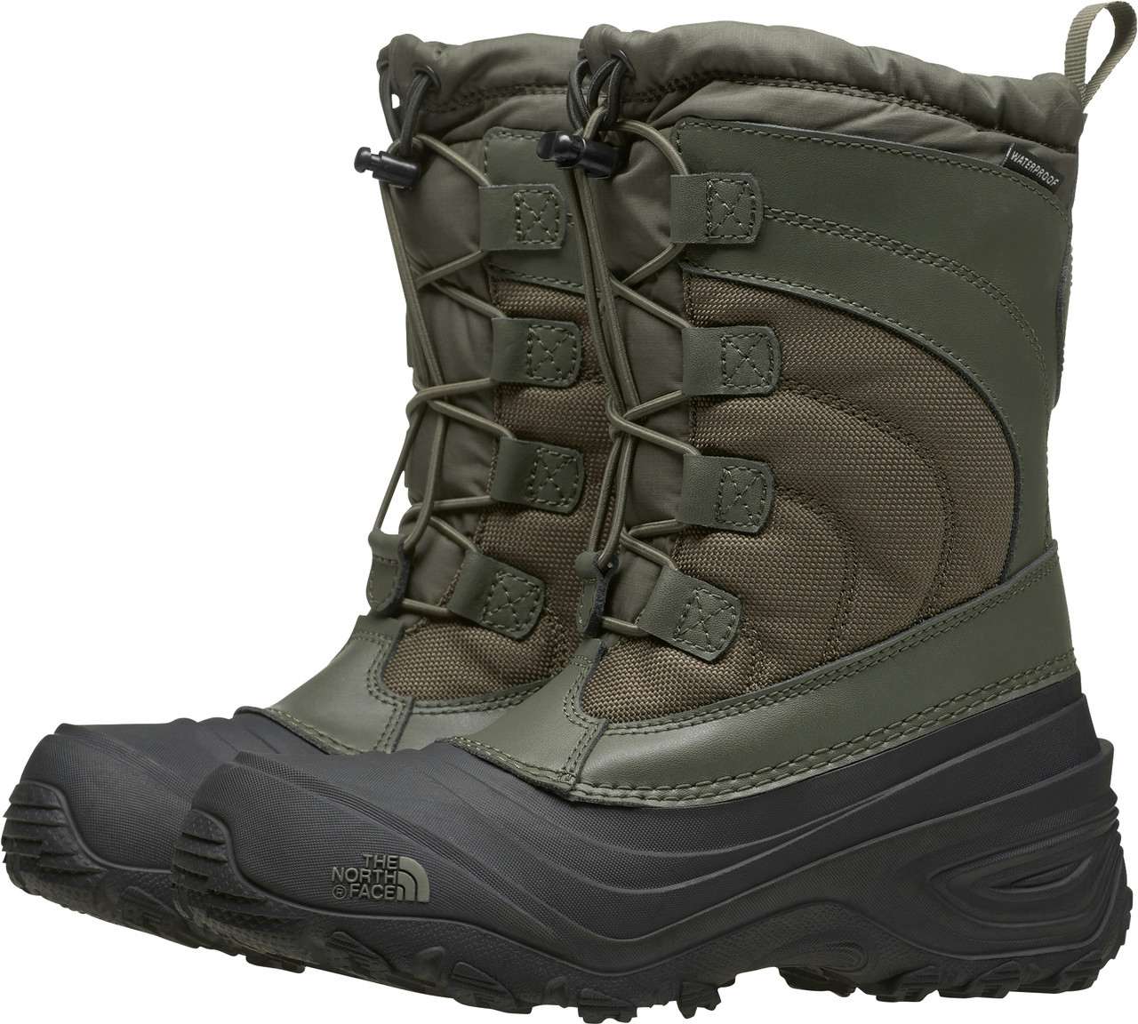 Alpenglow IV Waterproof Winter Boots New Taupe Green/TNF Black