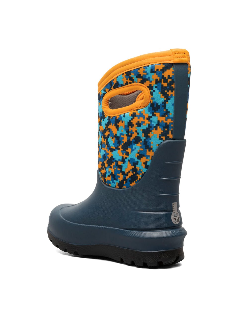 Neo Classic Waterproof Insulated Boots Digital Maze Ink Blue