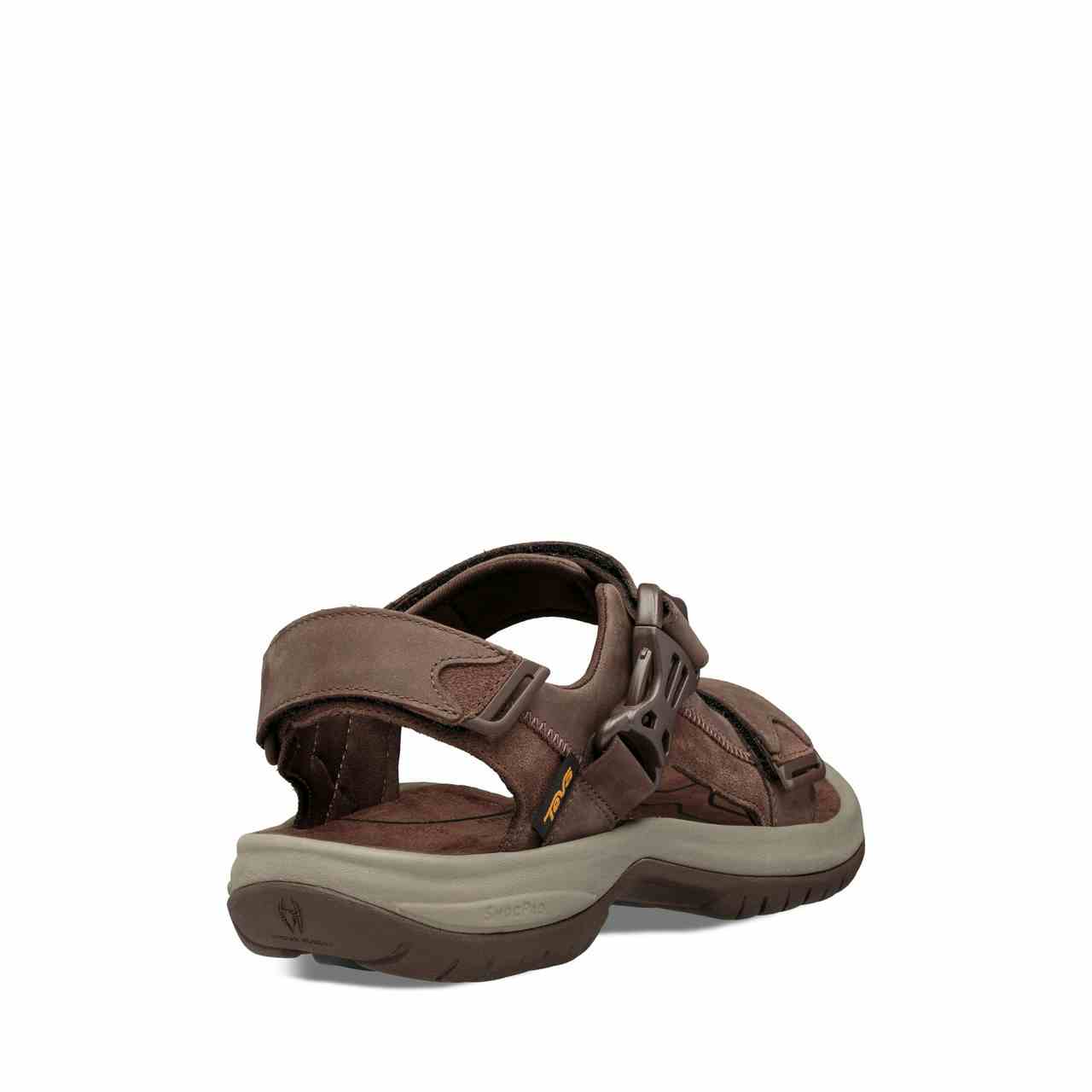Tanway Leather Sandals Chocolate Brown