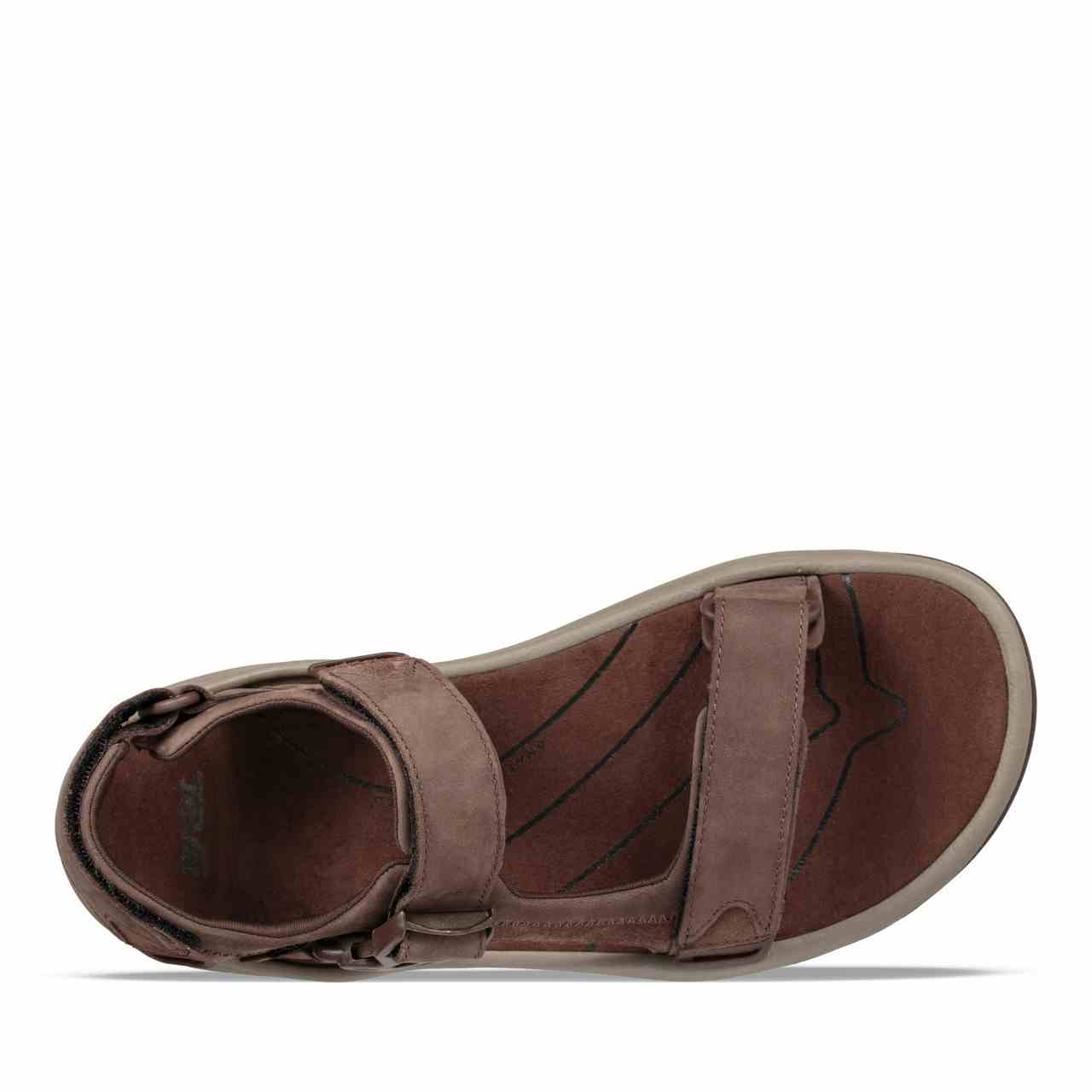 Tanway Leather Sandals Chocolate Brown